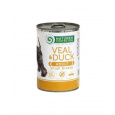 Natures P KONZERVA dog adult Veal & Duck small breed 400 g