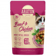 ARATON cat adult KAPSIČKA wet beef&chicken 85 g