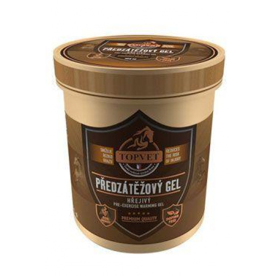 Předzátěžový gel hřejivý pro koně TOPVET 500ml