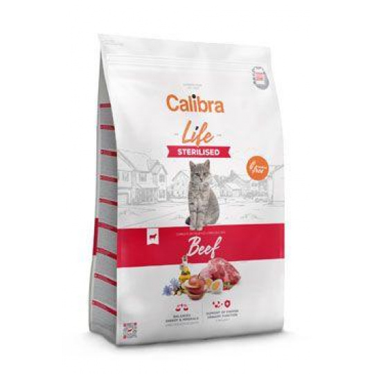 Calibra Cat Life Sterilised beef 1,5 kg