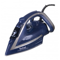 Tefal Ultragliss Anti-Calc Plus FV6830E0 žehlička Napařovací žehlička 2800 W Modrá, Stříbrná