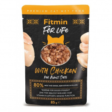 FITMIN for life Adult Chicken - mokré krmivo pro kočky - 85g