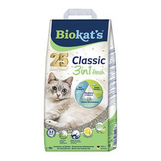 Podestýlka Biokat´s Classic Fresh 10l Podestýlka Biokat´s Classic Fresh 10l