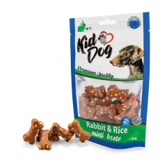 KIDDOG králičí maso s rýží MINI kostičky 80 g KIDDOG králičí maso s rýží MINI kostičky 80 g