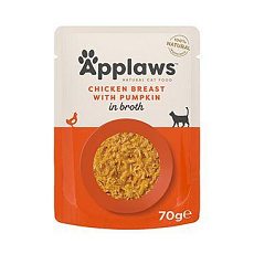 Applaws Cat kapsa Adult Broth kuřecí prsa s dýní 70g