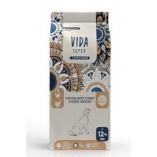 Kraftia VIDA SUPER DOG Adult M/L Chicken & Turkey 12kg Kraftia VIDA SUPER DOG Adult M/L Chicken & Turkey 12kg