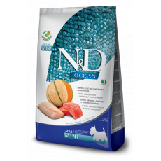 N&D OCEAN DOG Adult Mini Salmon & Cod & Melon 7kg N&D OCEAN DOG Adult Mini Salmon & Cod & Melon 7kg