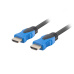 Lanberg CA-HDMI-20CU-0045-BK HDMI kabel 4,5 m HDMI Typ A (standardní) Černá, Modrá