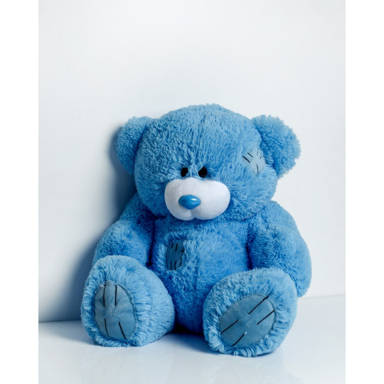 Medvěd TEDDY 60 cm modrý