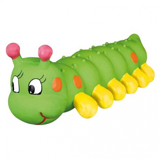 Latexová obří housenka 26 cm, zelená
