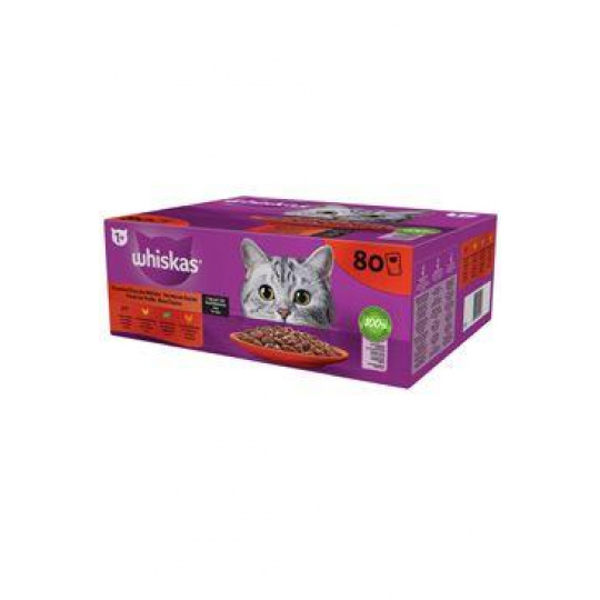 Whiskas saszetki. Core klas.wybór w soku 80x85g