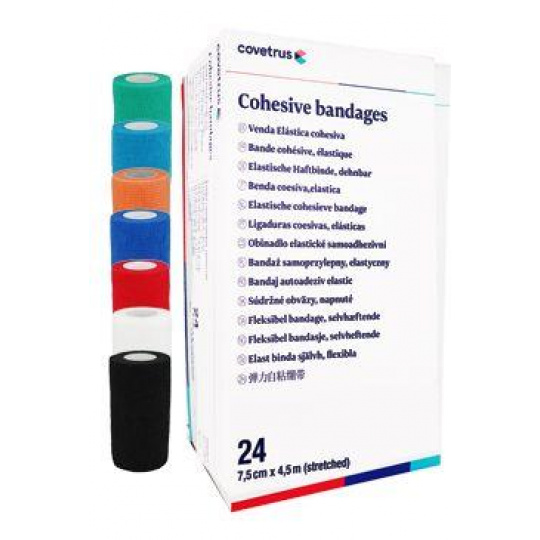 Obinadlo elast. CVET 7,5cmx4,5m mix barev 24ks Obinadlo elast. CVET 7,5cmx4,5m mix barev 24ks