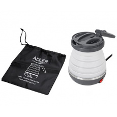 Adler AD 1279 elektrická konvice 0,6 l 750 W Černá, Bílá