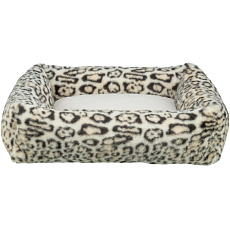 SOFT Edition pelech LEO s okrajem, 80 x 60 cm, krémová/leopardí SOFT Edition pelech LEO s okrajem, 80 x 60 cm, krémová/leopardí