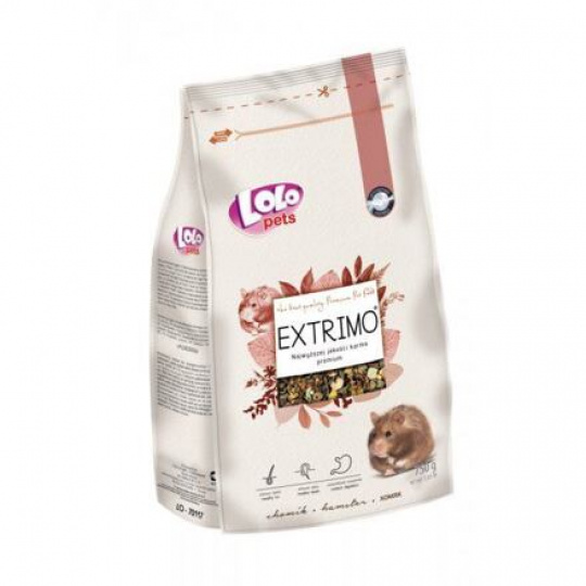 EXTRIMO kompletní krmivo pro křečky v sáčku se zipem 750 g
