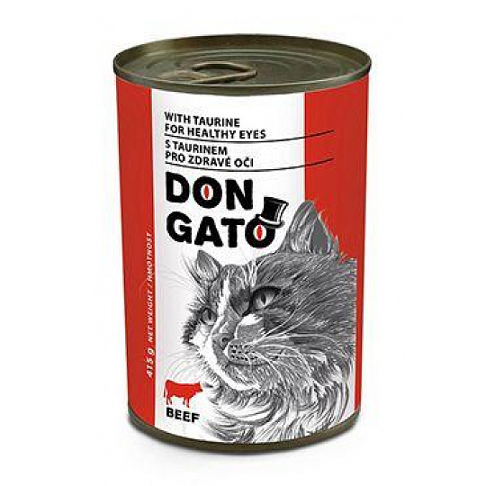 Don Gato cat konz. hovězí 415g