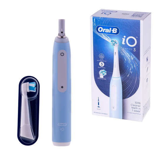 Oral-B IOSERIES3ICE elektrický zubní kartáček Dospělý Oscilačně rotační kartáček Modrá