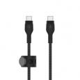 Belkin BOOST↑CHARGE PRO Flex USB kabel 3 m USB 2.0 USB C Černá