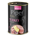 NEW PIPER PURE krůta s bramborami, konzerva pro psy, 400 g