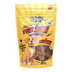 Tuf Tuf Dog Želé kocky s hovädzím mäsom 80g Tuf Tuf Dog Želé kocky s hovädzím mäsom 80g
