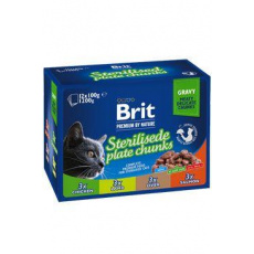 Brit Premium Cat kapsa Sterilised Plate 1200g(12x100g) Brit Premium Cat kapsa Sterilised Plate 1200g(12x100g)