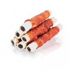 KIDDOG BUFFET kacze piersi na bawołowym wałku 17cm/60g, nadziewane wątróbkami drobiowymi [50szt]