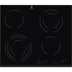 Electrolux EHF6343FOK varná deska Černá Vestavěné 60 cm Keramický 4 zóna/zón