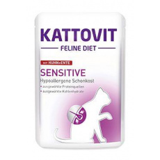Kattovit Cat Sensitive kachna kapsa 85g Kattovit Cat Sensitive kachna kapsa 85g