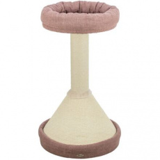 Škrabadlo VIVIANA 80 cm, kuželová základna, lůžko, antická růžová Škrabadlo VIVIANA 80 cm, kuželová základna, lůžko, antická růžová