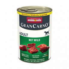 Animonda pes GRANCARNO konz. ADULT zvěřina 400g Animonda pes GRANCARNO konz. ADULT zvěřina 400g