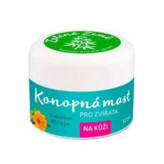 Konopná mast na kůži pro zvířata 12ml Konopná mast na kůži pro zvířata 12ml