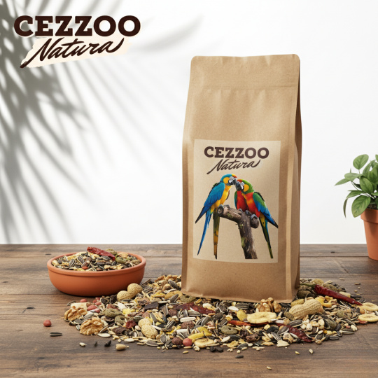 CEZZOO Natura Exclusive Velký papoušek 15kg
