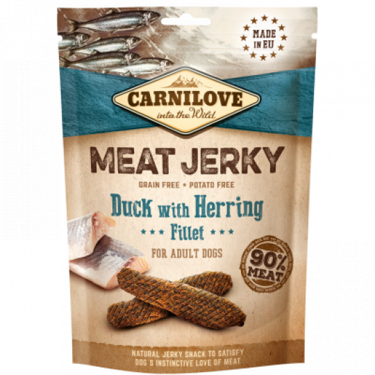 Carnilove Dog Jerky Duck&Herring Fillet 100g