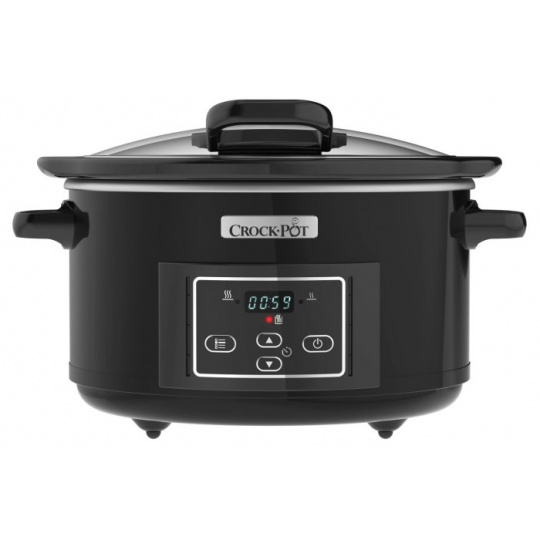 Crock-Pot CSC052X pomalovarný hrnec 4,7 l Černá, Stříbrná