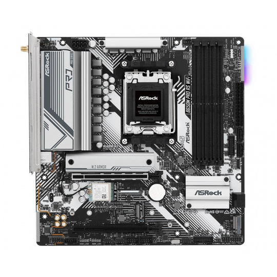 Asrock B650M Pro RS WiFi AMD B650 Zásuvka AM5 Micro ATX