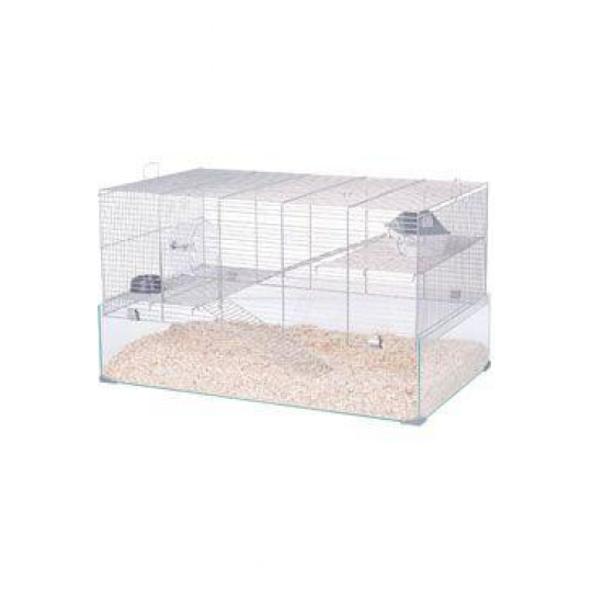Klec pískomil NEOLIFE 80 GERBIL šedá glass Zolux