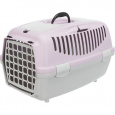 Transportní box CAPRI II, XS-S: 37x34x55cm (max. 8kg), světle šedá/lila