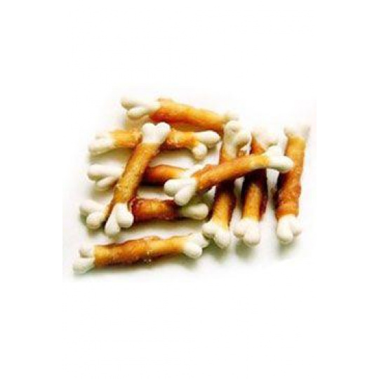 Pochoutka Kalciová kost obalená kuřecím masem 100g Pochoutka Kalciová kost obalená kuřecím masem 100g