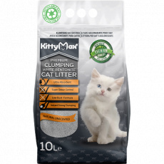KITTYMAX hrudkující, bezprašný bílý bentonit 10 l KITTYMAX hrudkující, bezprašný bílý bentonit 10 l