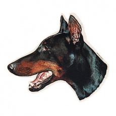 Samolepka hlava TRIXIE, Rottweiler tělo, kupírovaný - DOPRODEJ