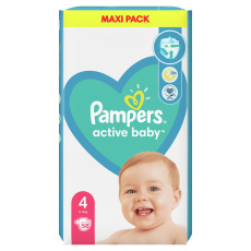 Pampers Active Baby-Dry 4 MAXI 7-18 kg 58 ks