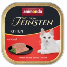 ANIMONDA Vom Feinsten Kitten Beef - mokré krmivo pro kočky - 100g