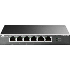 TP-Link TL-SG1006PP Gigabitový ethernetový (10/100/1000) neřízený přepínač s podporou PoE šedý