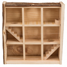 Natural Living věž/bludiště na hraní pro myši a zakrslé křečky, 3 poschodí 30x30x10 cm Natural Living věž/bludiště na hraní pro myši a zakrslé křečky, 3 poschodí 30x30x10 cm