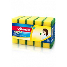 Vileda Style houbičky na nádobí Rainbow 9+1ks