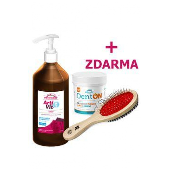 VITAR ArtiVit Sirup 1000ml+DentON100g+kartáč