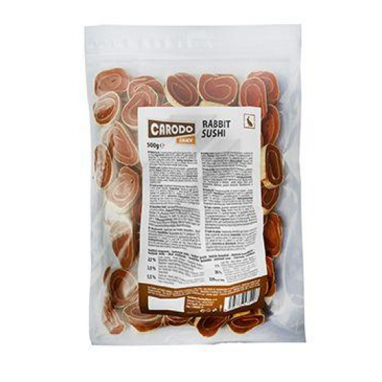 CARODO Dog poch. Králičí sushi 500g CARODO Dog poch. Králičí sushi 500g