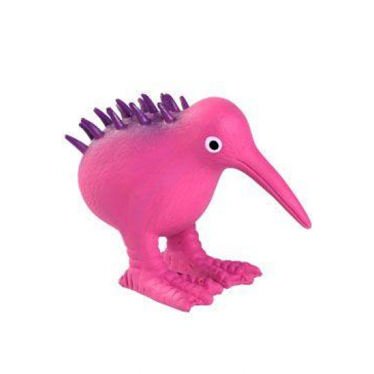 Hračka pes WHISTLE latex,pískací,růžová 8,5cm Kiwi