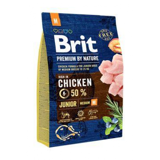 Brit Premium by Nature dog Junior M 3 kg Brit Premium by Nature dog Junior M 3 kg