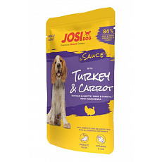 JosiDog Pamlsok Dog Turkey&Carrot in Sauce 100 g